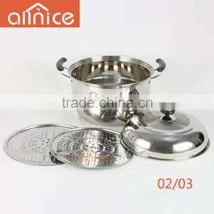 Kitchen Utensil: Stainless Steel Vegetable Steamer Food Steamer Steam Pot thumbnail-6