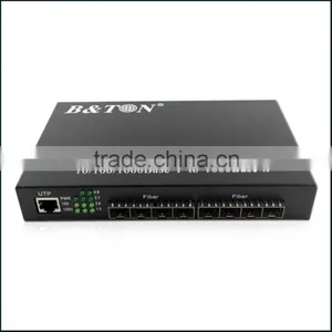 1000M 8SFP+1RJ45 Unmanaged Fiber Switch thumbnail-1
