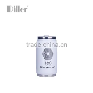 2015 Eco-friendly Stainless Steel Cola Can Vacuum Flask With Straw thumbnail-4