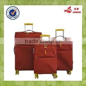 Green Spinner Wheels Nylon Trolley Luggage Factory Luggage Bag New Model thumbnail-3