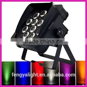 12x18W 6 IN 1 IR Remote Control LED Slim Par 64 Can thumbnail-1