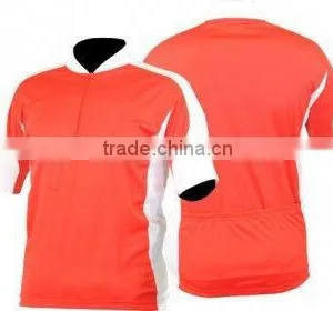 Mens Plain Short Sleeve Cycling Jersey thumbnail-1