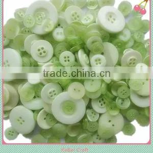 DIY Christmas Decorative Buttons, Decoration Round Resin Buttons thumbnail-2