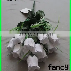 18 Heads Decoration Cheap Artificial Flower Rose Bud thumbnail-1