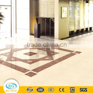 Spainish Glossy Bright Yellow Double Charge Vitrified Bathroom Floor Tile thumbnail-2