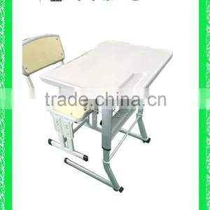 Folding School Desk Adjustable School Desk and Chair Modern School Furniture HXZY049 thumbnail-1