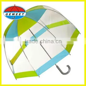 Wholesale Windproof Waterproof Mushroom Transparent Umbrella thumbnail-1