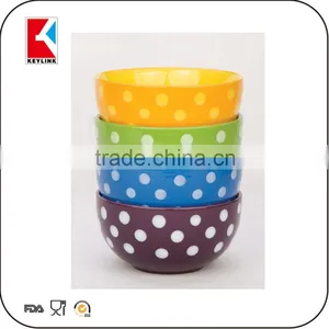 Cheap Silkscreen Custom Logo Printing Soup Bowl Cereal Ceramic Soup Bowl thumbnail-6