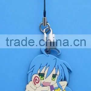 Promotional Custom Pvc/silicon Phone Strap With 3D Logo thumbnail-1
