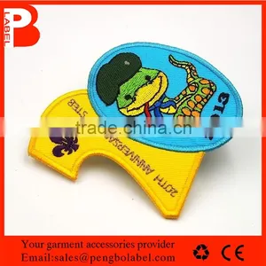 Professional Wholesale Iron on Embroidery Patch for Clothing Accessories thumbnail-3