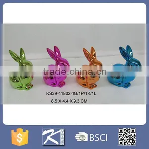 Easter Rabbit Figurine Porcelain Ornament thumbnail-1