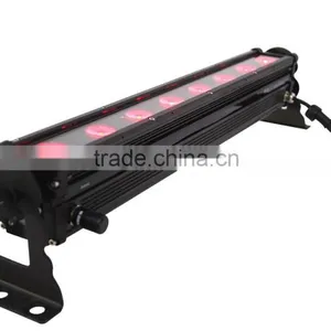 Multi Color RGB Batter Powered Outdoor IP65 8x3W LED Light Bar thumbnail-2