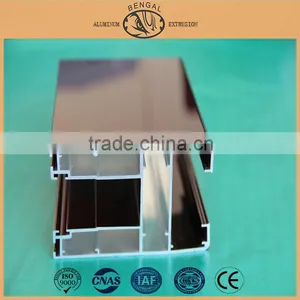 Aluminum Profile for Sliding Door , Aluminum Sliding Door Frame , Aluminum Sliding Door Parts thumbnail-3