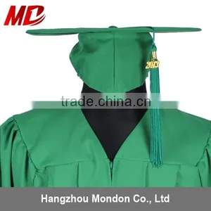 Graduation Cap With Tassel Matte Kelly Green thumbnail-1