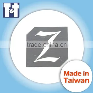 Electronic Nameplate Silver Foil Sticker Designed thumbnail-4