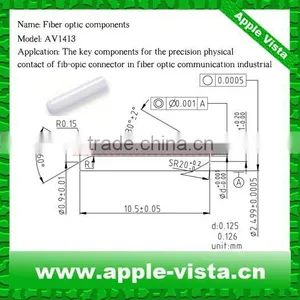 Industrial Technical Zirconia Ceramic Optical Fiber Tube ( Manufacture of Good Quality With Best Price) thumbnail-2