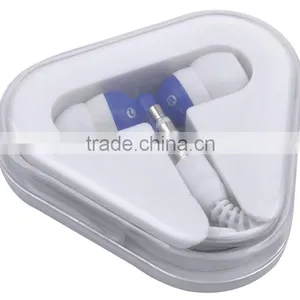 Earphone Manufacturer Gift Earbud With Triangle Box thumbnail-4