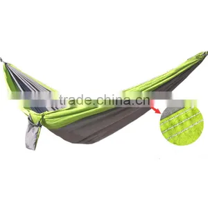 Portable Outdoor Swing Fabric Camping Hanging Hammock Parachute Bed Parachute Nylon Hammock thumbnail-1