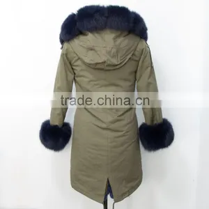 PK019 New Design Factory Price Women Parka Jacket thumbnail-5