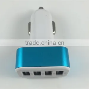 CE,RoHS Approved 4 Port Car Charger thumbnail-1