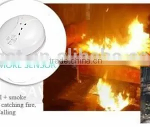 Fire Alarm Smoke Detector DC9V Powered Battery 868/433mhz FCC EN14604 thumbnail-2