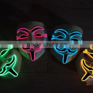 Hot Selling Party EL Light Mask / EL WIRE V for Vendetta Mask thumbnail-5