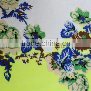 Spandex Polyester Printed Velvet Fabric thumbnail-2