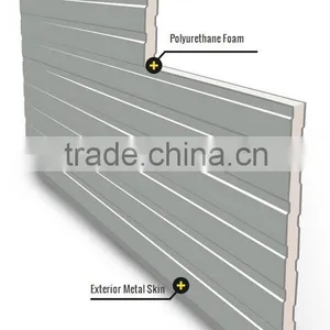 White Colored Galvanized Sandwich Wall Panel EPS thumbnail-1