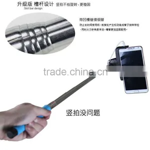 Rose Red Portable Handheld Monopod Extendible Self-portrait Selfie Cell Phone Holder thumbnail-3