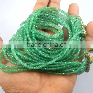 Natural Emerald Natural Zambian Emerald Beads Necklace thumbnail-2