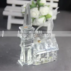 Unique Design Crystal House Model For Christmas Gift thumbnail-1