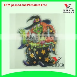 Halloween Sticker New 3D Decal Embossed Holiday Sticker thumbnail-1