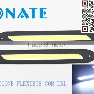 Newest Car Flexible Led Drl/ Auto Led Daytime Running Light COB Led Drl 12V thumbnail-6