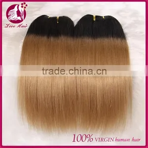 Express Wholesale Grade 7a Virgin Peruvian Colored Two Tone Human Hair Weave Bundles Overnight Shipping thumbnail-5