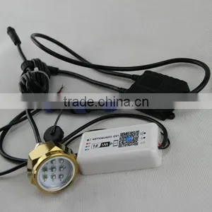 Excellent Quality IP68 Waterproof Rate 9 LED Underwater Marine Boat Drain Plug Light Brightest 27W WIFI RGB DC11-28V thumbnail-5