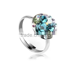 New Design Shinning Crystal Finger Ring For Ladies 40055 thumbnail-1