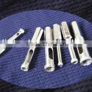 6 mm (1/4")Vacuum Brazed Diamond Drill Bit for Ceramic,diamond Drill Bit,drilling Tool thumbnail-1