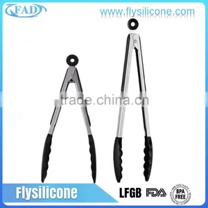 Kitchen Silicone Food Tongs and Stainless Steel Silicone Cooking Utensils thumbnail-6