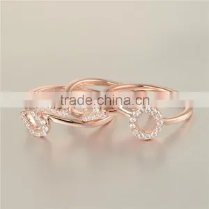 Fine Cheap Jewelry Rose Gold I Love You Ring For Women thumbnail-5