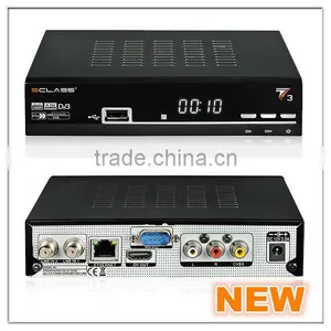 Mini Digital tv Sclass T3 IPTV Set Top Box Satellite tv Receiver Free Sks Iks for South America thumbnail-1