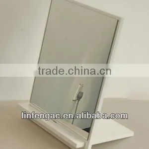 Very Cheap Furniture Finish MDF With High Gloss PU Paint Standing Make Up Mirror Desk thumbnail-1