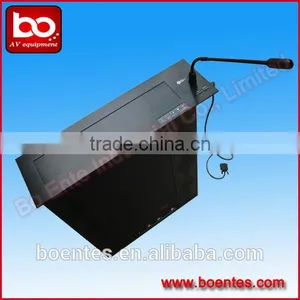 17 Inch LCD Monitor Screen Motorized Lift With Microphone for Conference System thumbnail-1