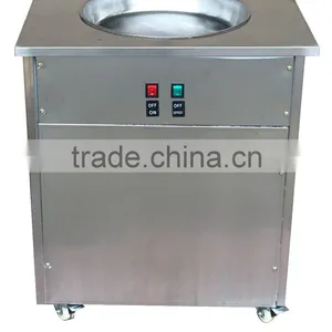 35cm Pan Double Round Pans Fry Ice Cream Machine/rolled Fry Ice Cream Maker thumbnail-3