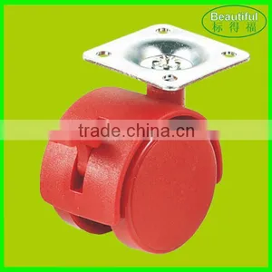 China Factory Furniture Castor Wheel With Plate thumbnail-1
