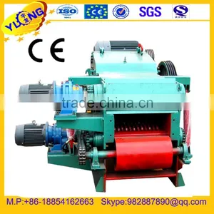 China Supplier CE Approved Industrial Electric Hydralic Drum Wood Chipper thumbnail-2