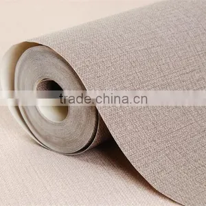 Korea Solid Color Vinyl Wallpaper Waterproof Wallpapers for Bathrooms thumbnail-4