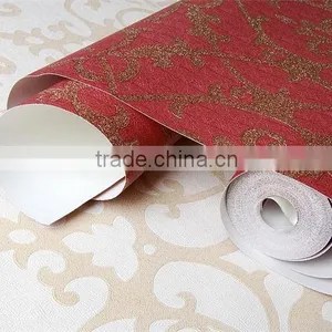 Red Pvc Vinyl String Heavy Wallpaper From Most Professional Wallpaper Manufacturer thumbnail-6