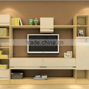 Melamine Board tv Hall Cabinet Living Room Furniture Designs thumbnail-1