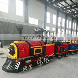 Amusement Park Electric Trains Trackless Train Ride Classical Train thumbnail-2