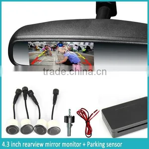 AK2043LAP4 BiBi Sound Radar Detector Auto Dimming and Display Reverse Germid Rearview Mirror thumbnail-4